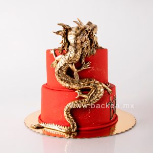 Pastel de Fondant Backen Dragón
