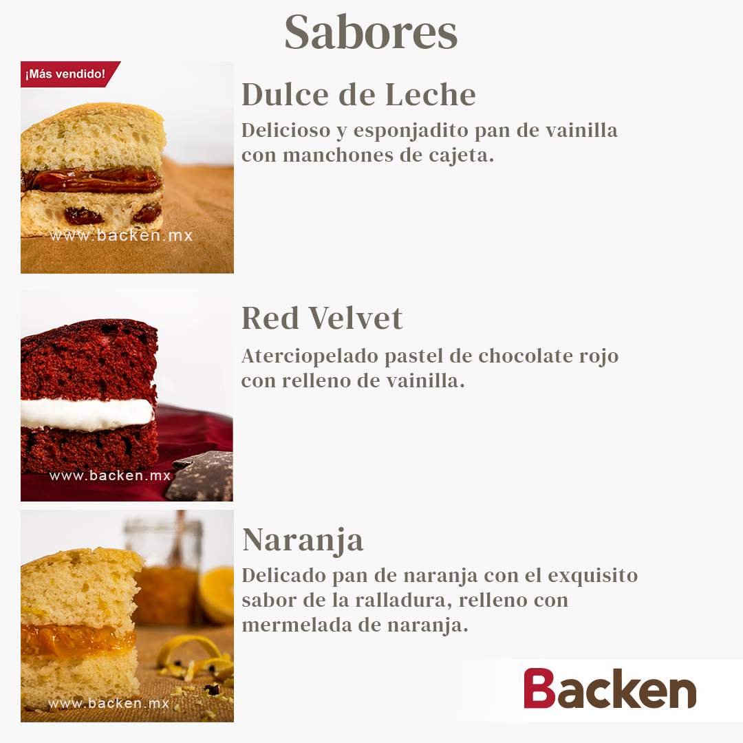 Sabores del Pastel 2 Pastel de Dulce de Leche, Pastel de Vainilla, Pastel de Chocolate