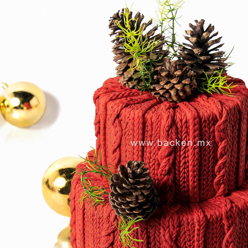 pasteles de fondant de navidad 2
