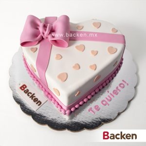 Pastel de Regalo de Corazón